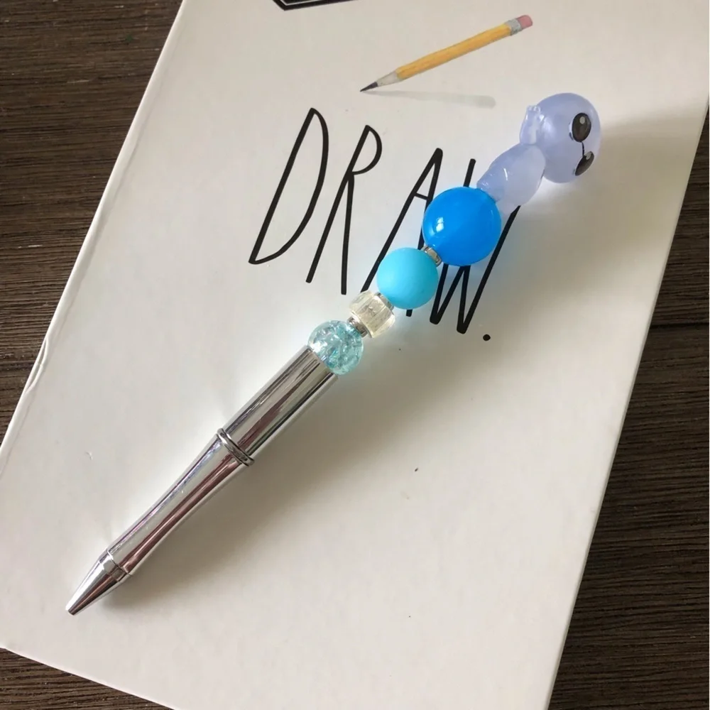 Disney Doorables: Big Hero 6: Baymax handmade beaded pen